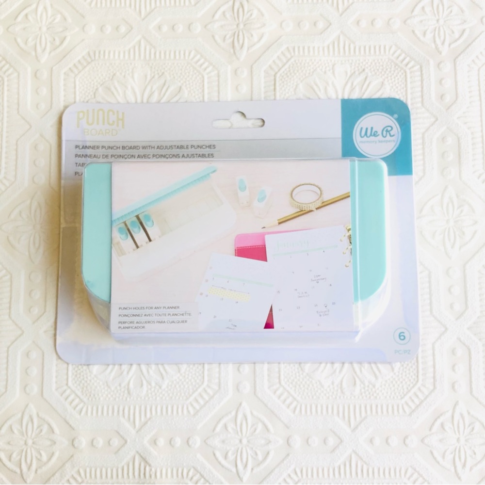 We R Memory Keepers Punch Board 6 pc